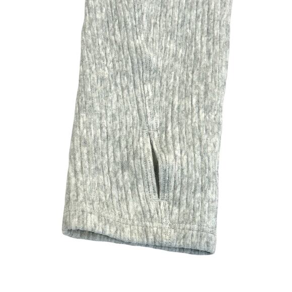 Lululemon Rib Dress Sweatshirt Size 4 Call for Cozy Gray Cotton High Neck - Picture 8 of 9